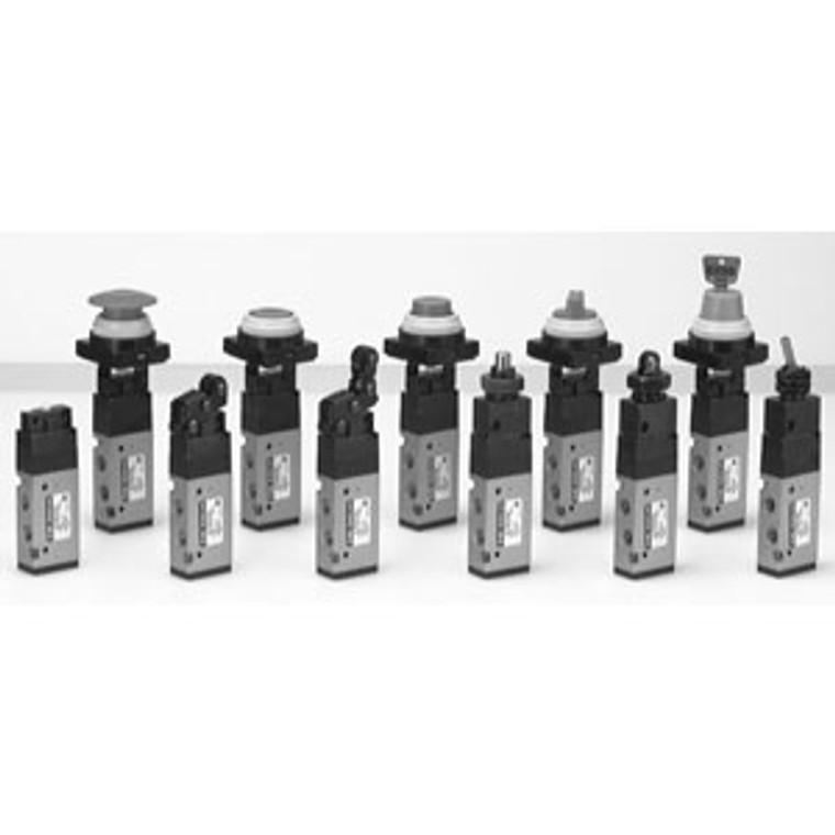 SMC VZM450-F01-34B-F VZM400 Series 5 Port Mechanical Valve Metal Seal