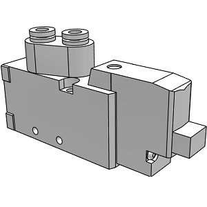 SMC SYJ5343-5LOUD-Q SYJ5000 Series 5Port Solenoid Valve How To Order Valve For DC