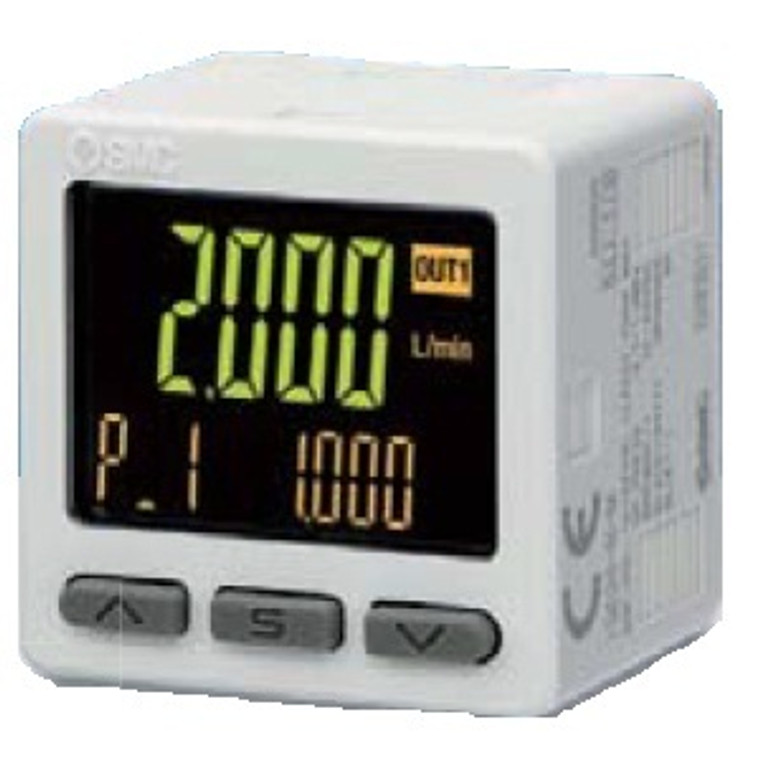 SMC PFG300-XY-M-LDC PFG300 Series 3-screen Display Digital Flow Monitor