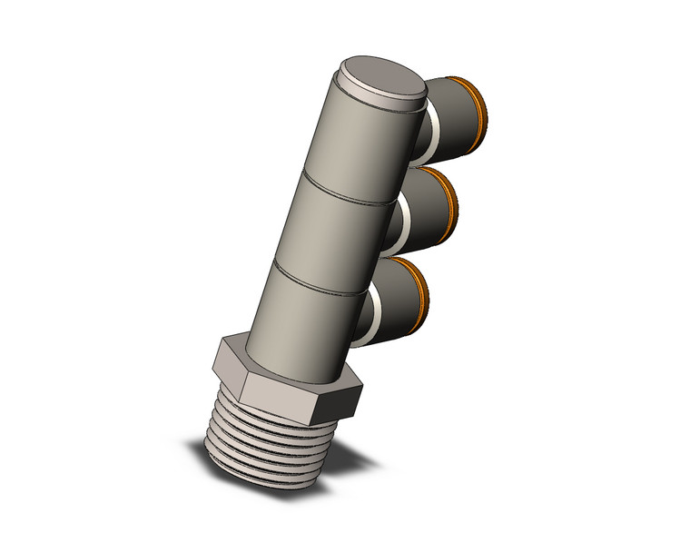 SMC KQ2VT07-36N Fitting, Tple Uni Male Elbow Pack of 10