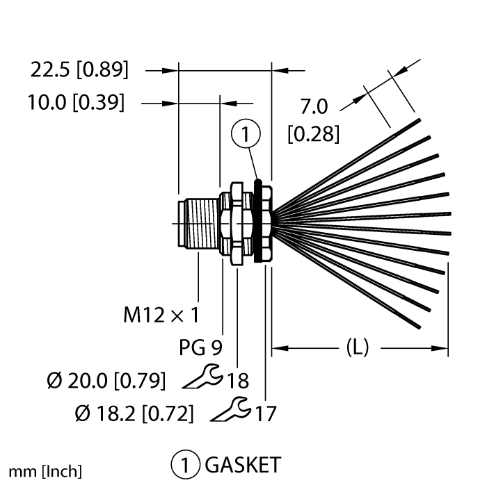 Turck ERSBG-12.1200.4-0.5 ID# 100046471