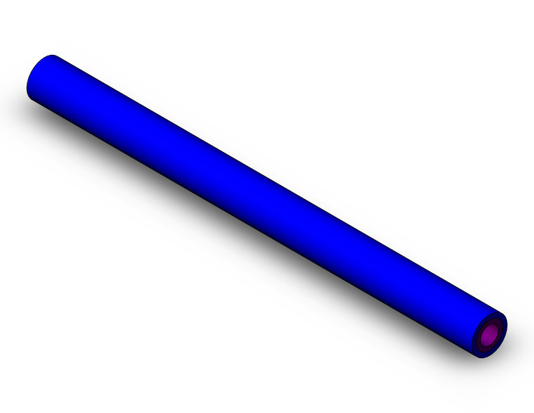 SMC TRBU0604BU-20 Tubing, Flame Resistant