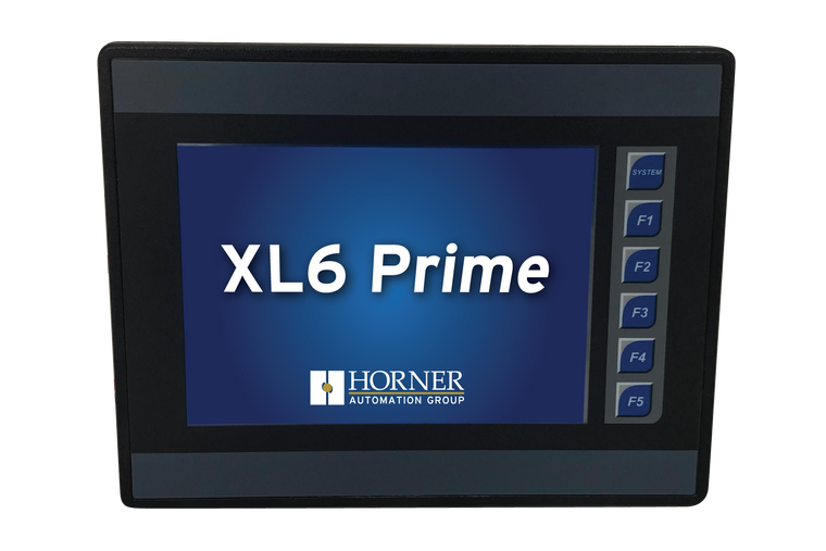 Horner Automation HE-XPL1E2-44 XL6 Prime OCS Controller, 5.7", 12 DC in, 6 relay out, 4 AI, J1939