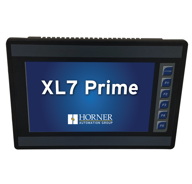 Horner Automation HE-XPW1E0-442 XL7 Prime Controller 7" with Improved Performance, no built in IO, dual Ethernet, with Enhanced IEC License preloaded