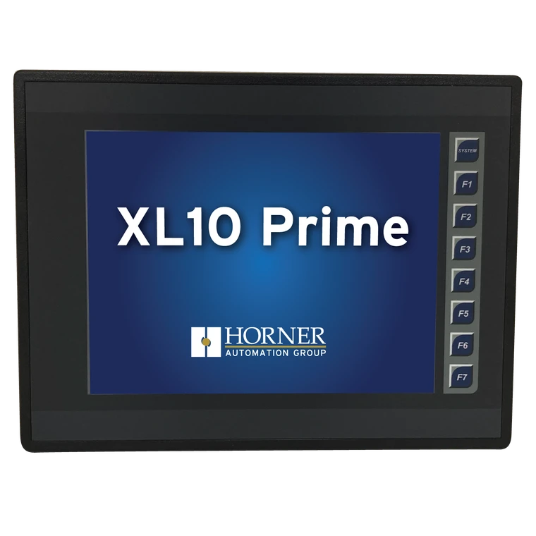 Horner Automation HE-XPV1E2-441 XL10 Prime Controller 10.4" with Improved Performance, 12 DC In, 6 Relay Out, 4 Analog In (mA/V), dual Ethernet,