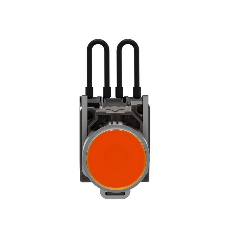 Schneider Electric XB4BW25G5 Metal Push-To-Test Pilot Light 110 120V