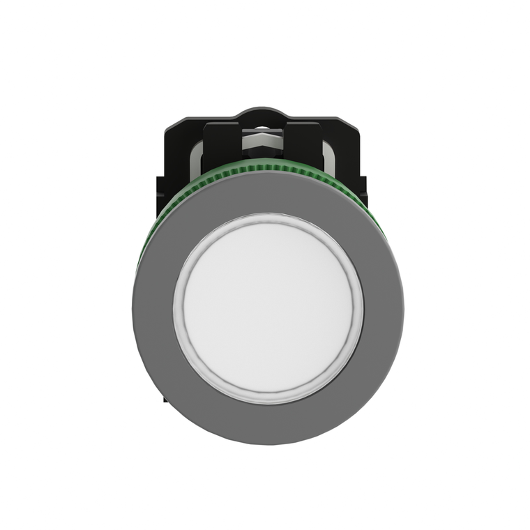 Schneider Electric XB5FVG1C0 Flush Compl. Pilot Light 110 120V White