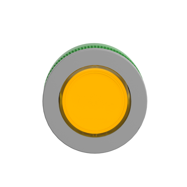 Schneider Electric ZB5FA58C0 Flmnt Yellow Cap Pbhead-Legend Insertion