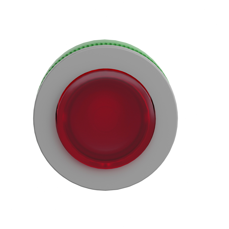 Schneider Electric ZB5FH43C0 Flush Mounted Red Proj Illum Pb Head