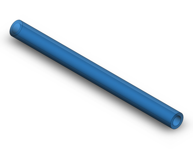 SMC TU0805BU-100 Tubing, Polyurethane