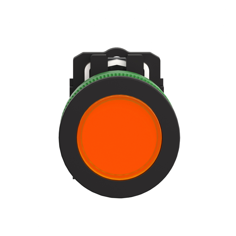 Schneider Electric XB5FVM5 Flush Complete Pilot Light 230 240V Or.