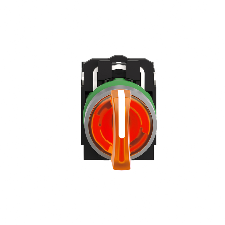 Schneider Electric XB5AK135M5C0 Illuminated Selector Switch 3 Stay Put