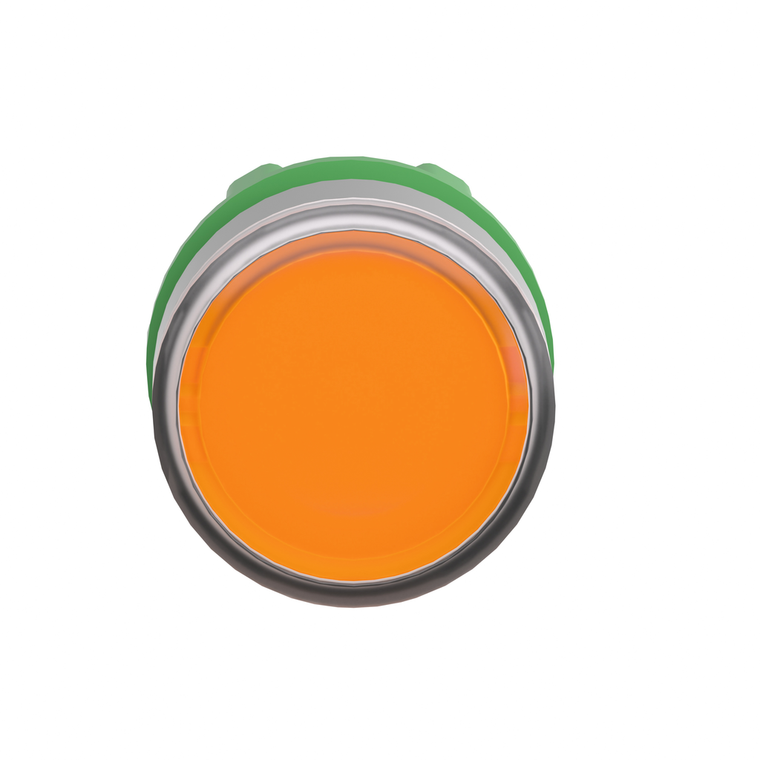 Schneider Electric ZB5AW353C0 Yellow Flush Illum Pb Head For Int Le