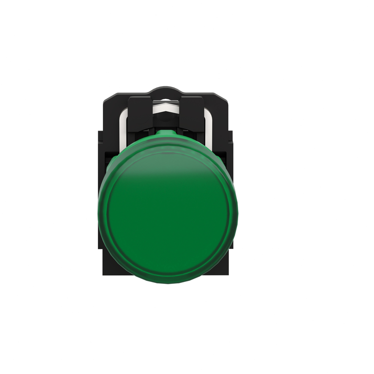 Schneider Electric XB5AVB3 Pilot Light, Complete, 24V, Green