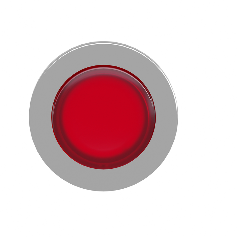 Schneider Electric ZB4FW143 Flush Red Projecting Ill Pb Head Led