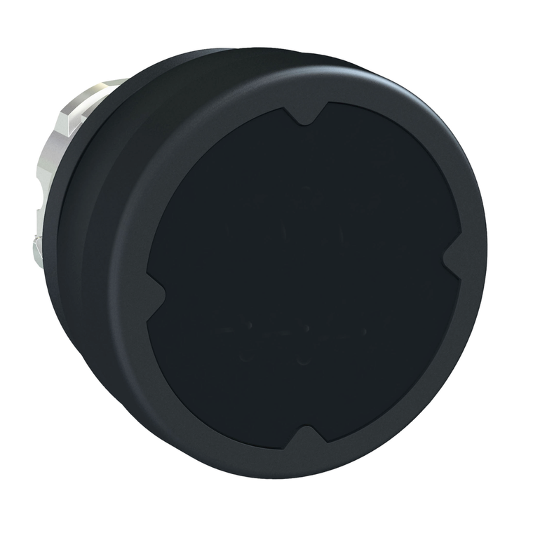 Schneider Electric ZB4BC280 Pushbutton For Harsh Enviroment, Black,