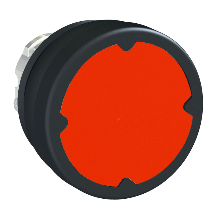 Schneider Electric ZB4BC480 Pushbutton For Harsh Enviroment, Red, Wi