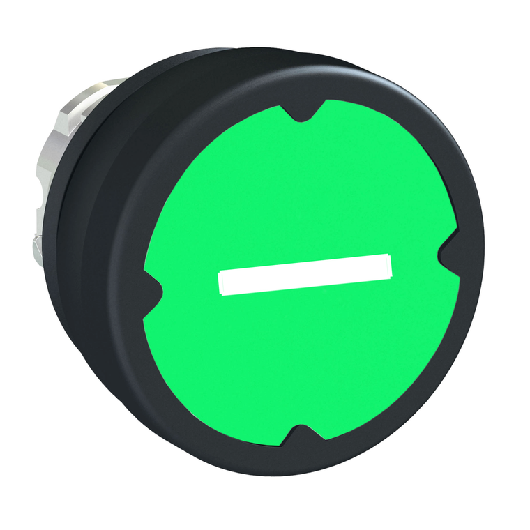 Schneider Electric ZB4BC38023RA Pushbutton For Harsh Enviroment, Green,
