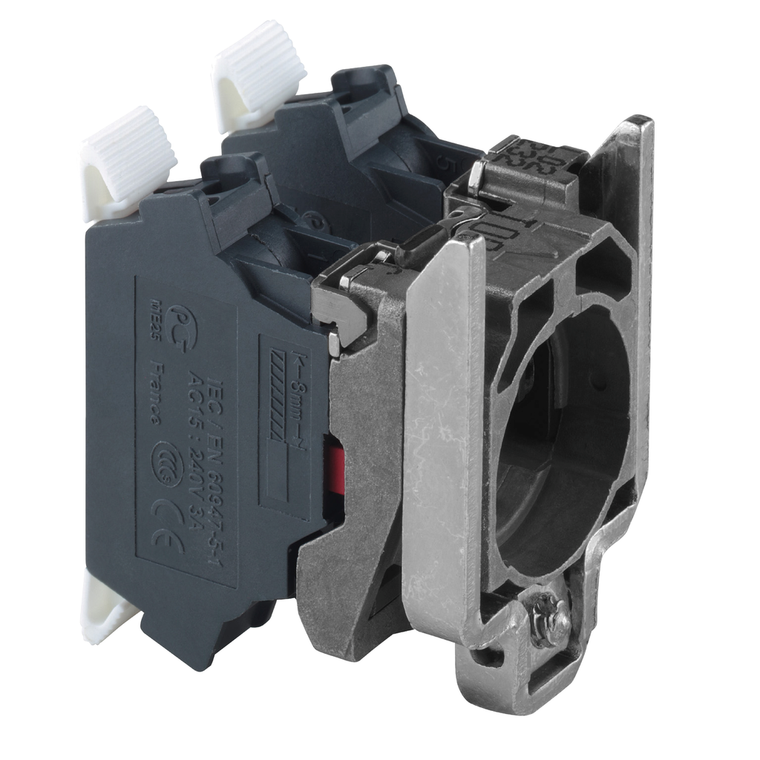 Schneider Electric ZB4BZ1045 Complete Body With 2 Nc Spring Terminal