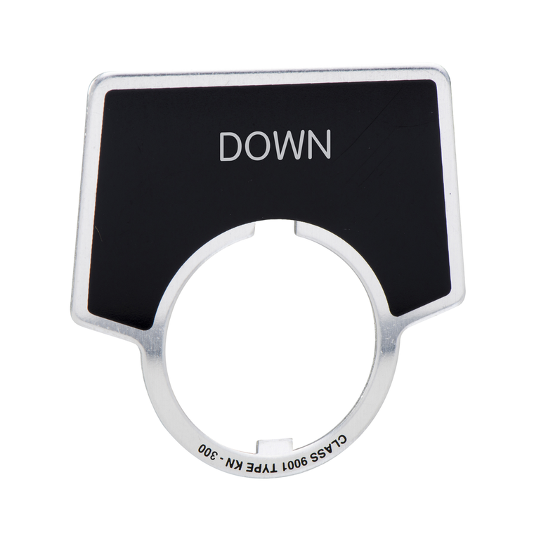 Schneider Electric 9001KN310 Push Button Legend Plate 30Mm T-K