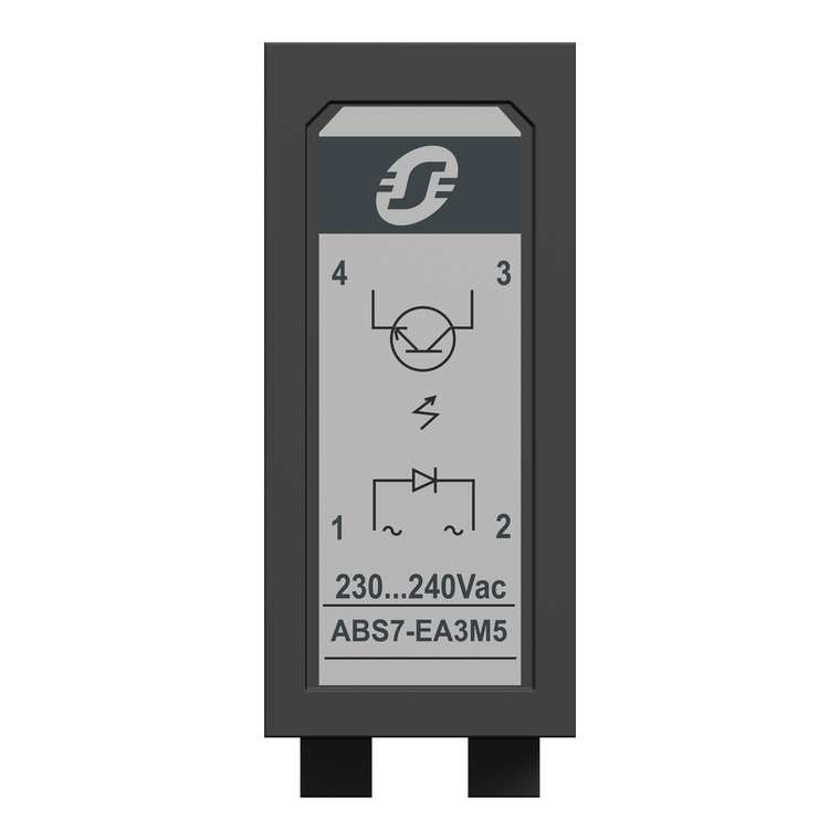 Schneider Electric ABS7EA3M5 Input S.St.Rel.240Vac50Hz Widht 12.5Mm Pack of 4