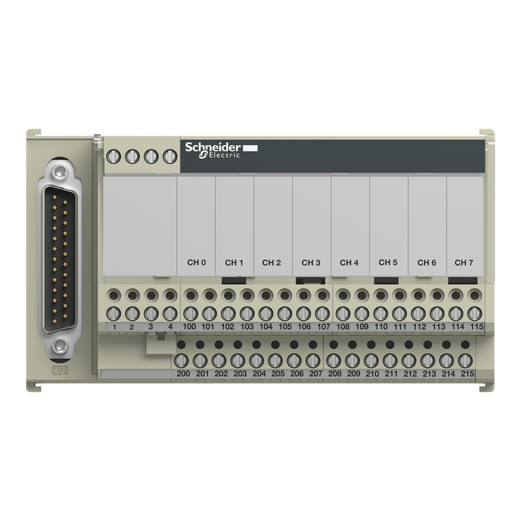 Schneider Electric ABE7CPA02 Analog.Base 8Chl Sub-D25