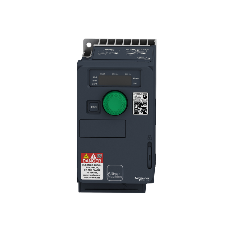 Schneider Electric ATV320U04M2C Atv320 0,37Kw 200V 1Ph Compact Control V