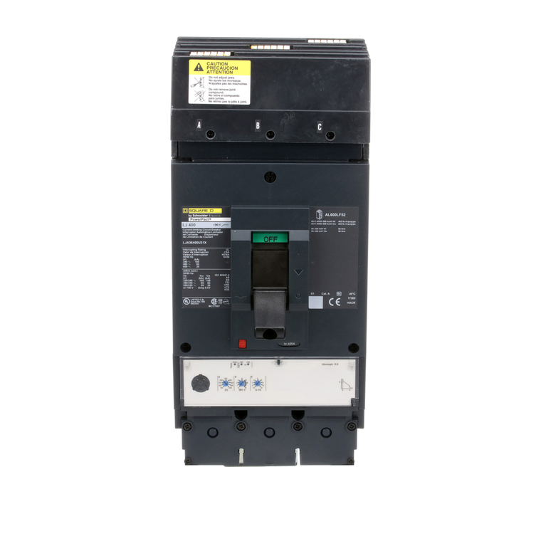 Schneider Electric LJA36400U31X Molded Case Circuit Breaker 600V 400A