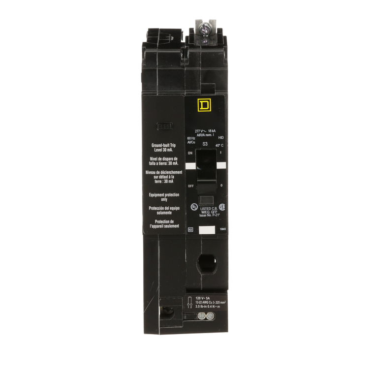 Schneider Electric EDB14040EPDBA Miniature Circuit Breaker 277V 40A