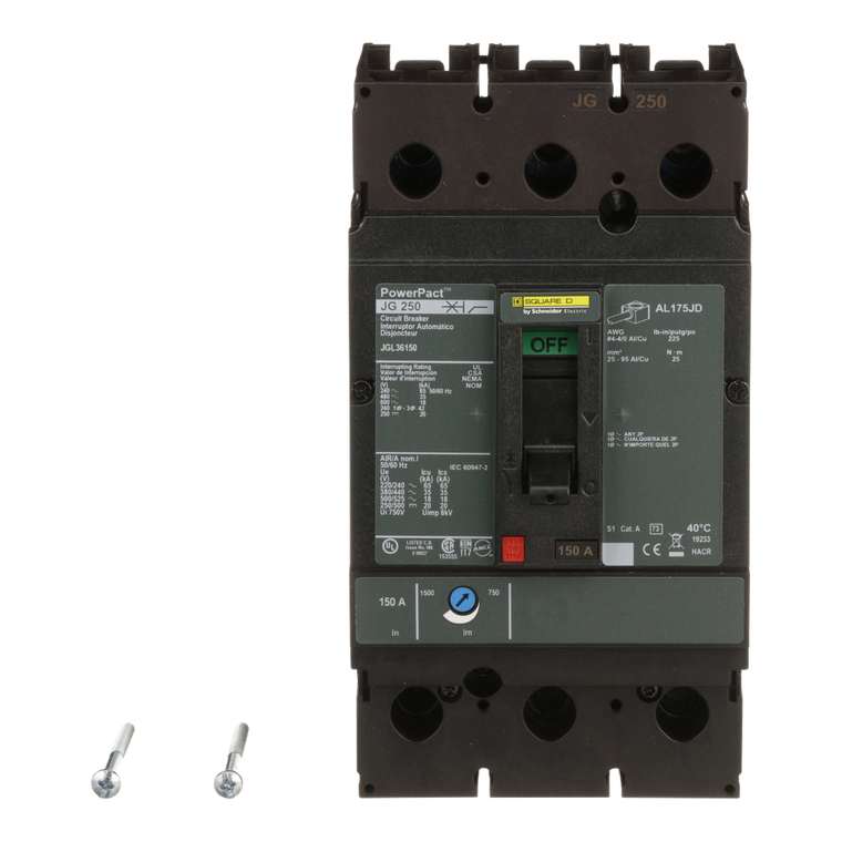 Schneider Electric JGL36150 Molded Case Circuit Breaker 600V 150A