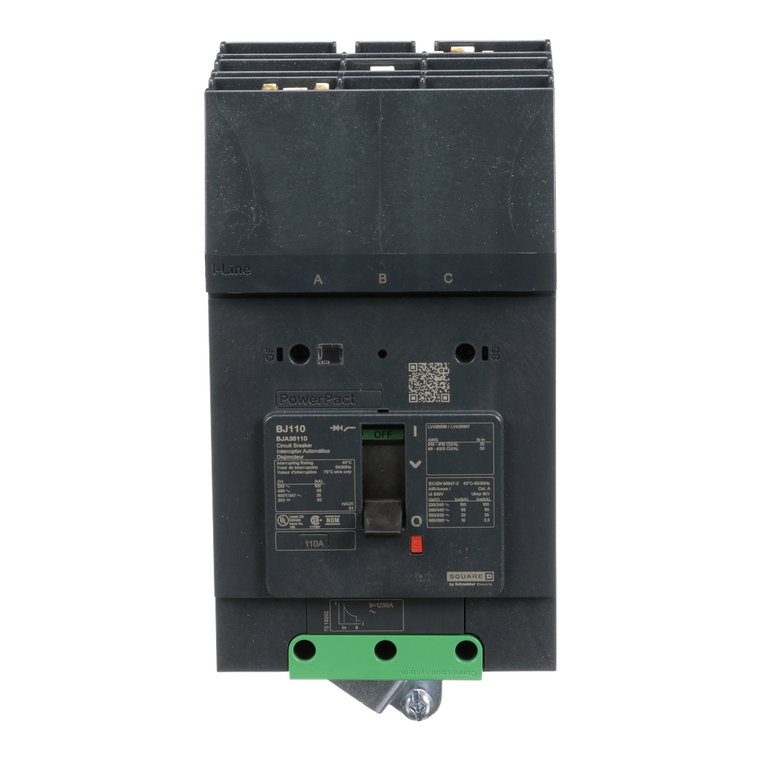 Schneider Electric BJA36110 Molded Case Circuit Brkr 600Y/347V 110A