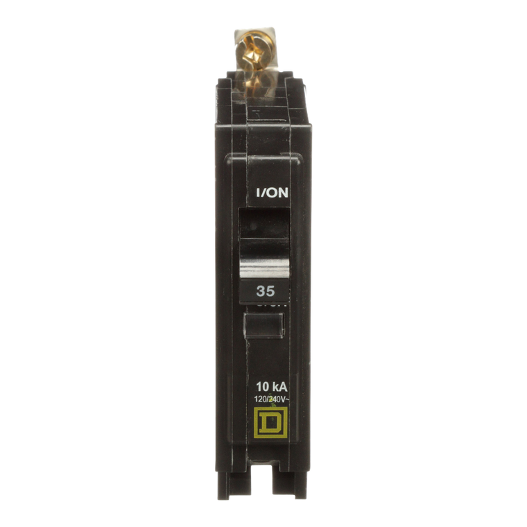 Schneider Electric QOB135 Miniature Circuit Breaker 120/240V 35A