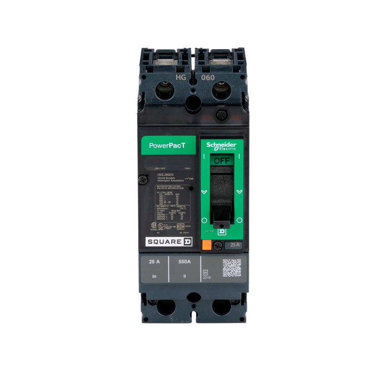 Schneider Electric HGL26025 Molded Case Circuit Breaker 600V 25A