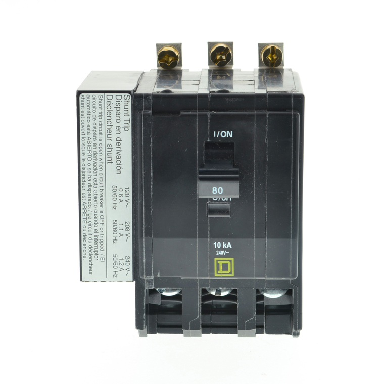 Schneider Electric QOB3805274 Miniature Circuit Breaker 240V 80A