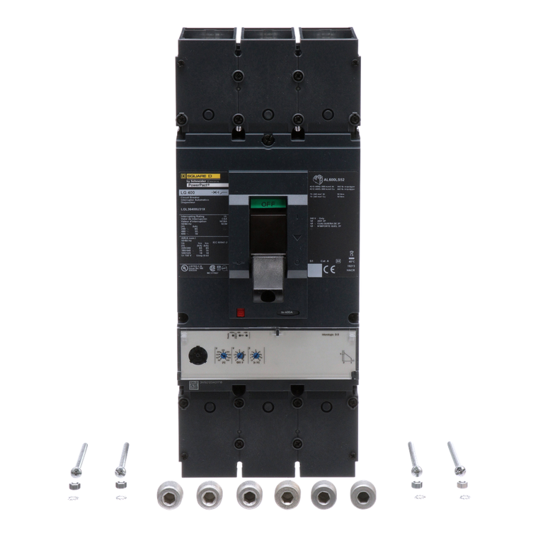 Schneider Electric LGL36400U31X Molded Case Circuit Breaker 600V 400A