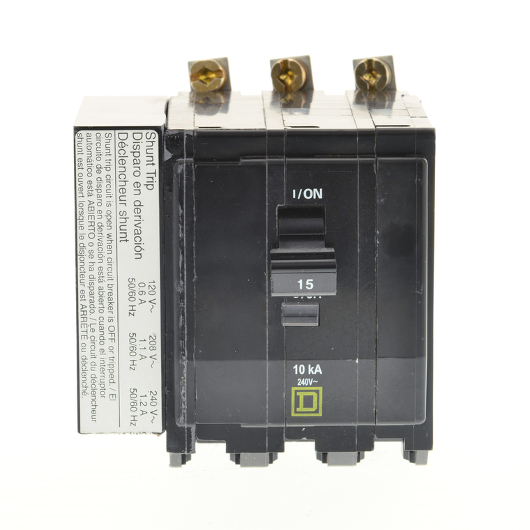 Schneider Electric QOB3155252 Miniature Circuit Breaker 240V 15A