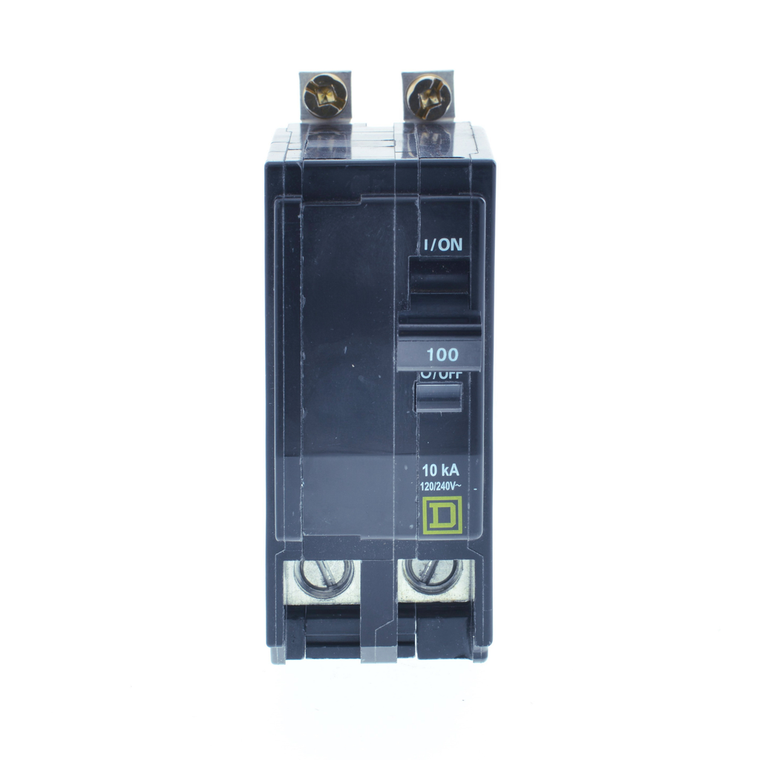 Schneider Electric QOB210035 Miniature Circuit Breaker 120/240V 100A
