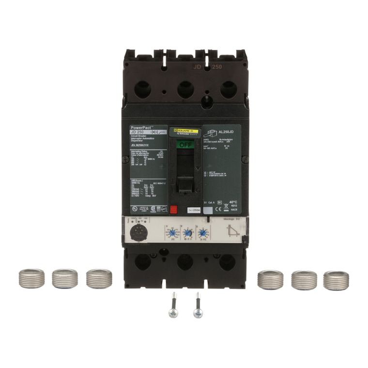 Schneider Electric JDL36250U31X Molded Case Circuit Breaker 600V 250A