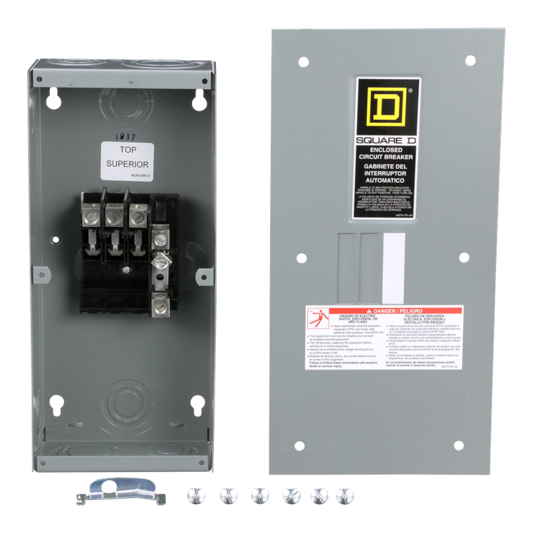 Schneider Electric QO3100BNF Enclosure Qo Cb 240V 100A Nema 1Flush