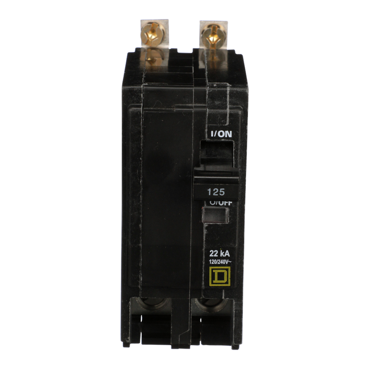 Schneider Electric QOB2125VH Miniature Circuit Breaker 240V 125A