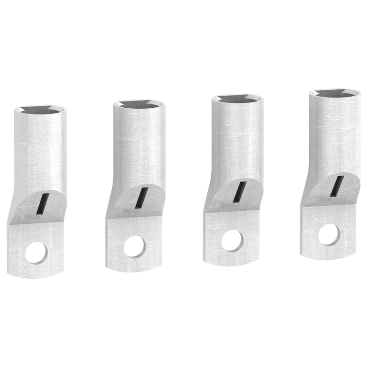 Schneider Electric LV429257 4 Cu 150Mma Crimp Lugs Ph Barriers Inv/