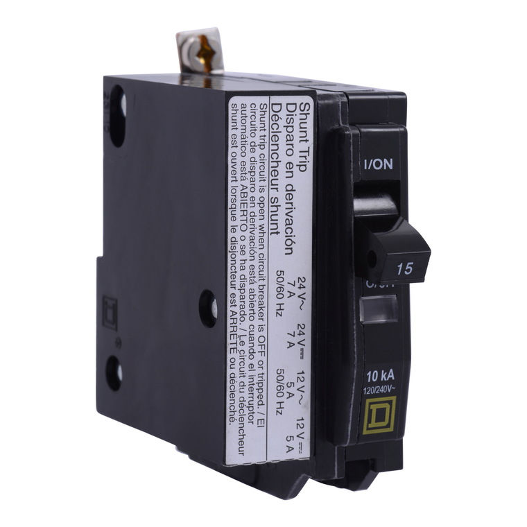 Schneider Electric QOB1201044 Miniature Circuit Breaker 120/240V 20A