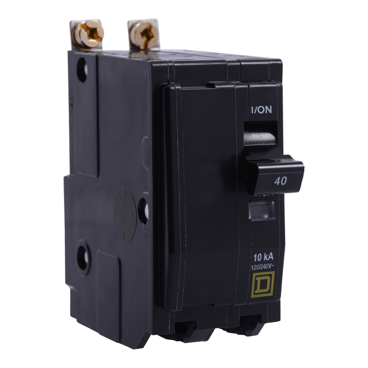 Schneider Electric QOB2505238 Miniature Circuit Breaker 120/240V 50A