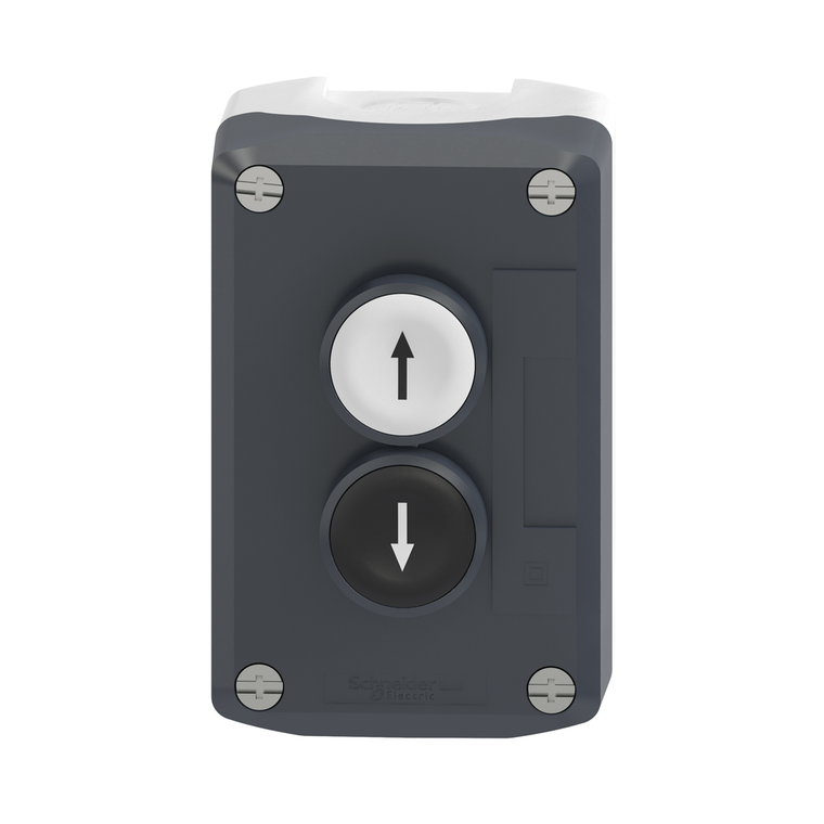 Schneider Electric XALD222 2 Push Buttons Cont. Box