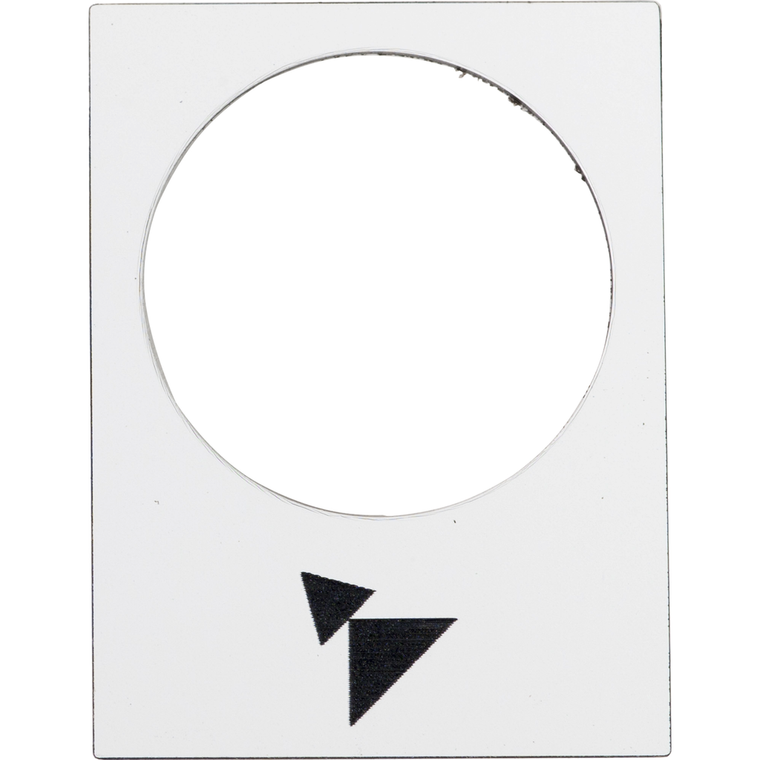 Schneider Electric ZB2BY4915 Legend 30 X 40 Mm White Forward Slowfast Pack of 10