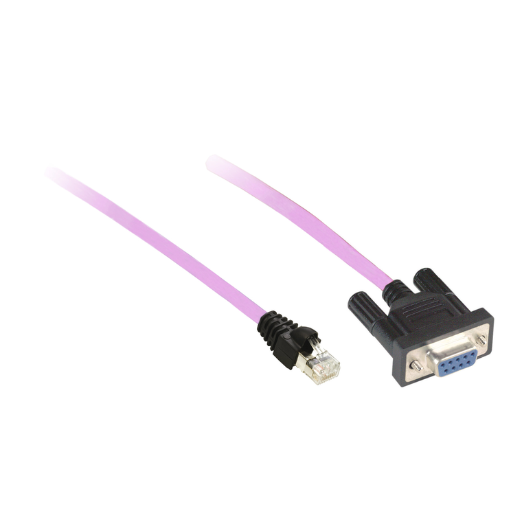 Schneider Electric TCSCCN4F3M1T Canopen Cable, 1M, Sub-D 9 Female/Rj45