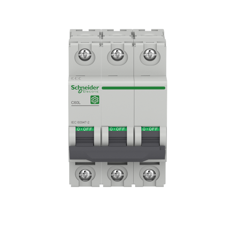 Schneider Electric M9F17316 Multi9 C60L 3P C 16A 25Ka 240 V Mcb Pack of 4