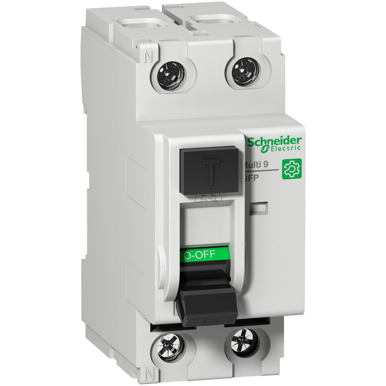Schneider Electric M9R41225 Multi9 Gfp 2P 25A 26Ma A-Si 480Y/277V
