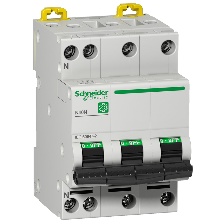 Schneider Electric M9P22720 Multi9 N40N 3P-N 20A C 10Ka 415V Mcb