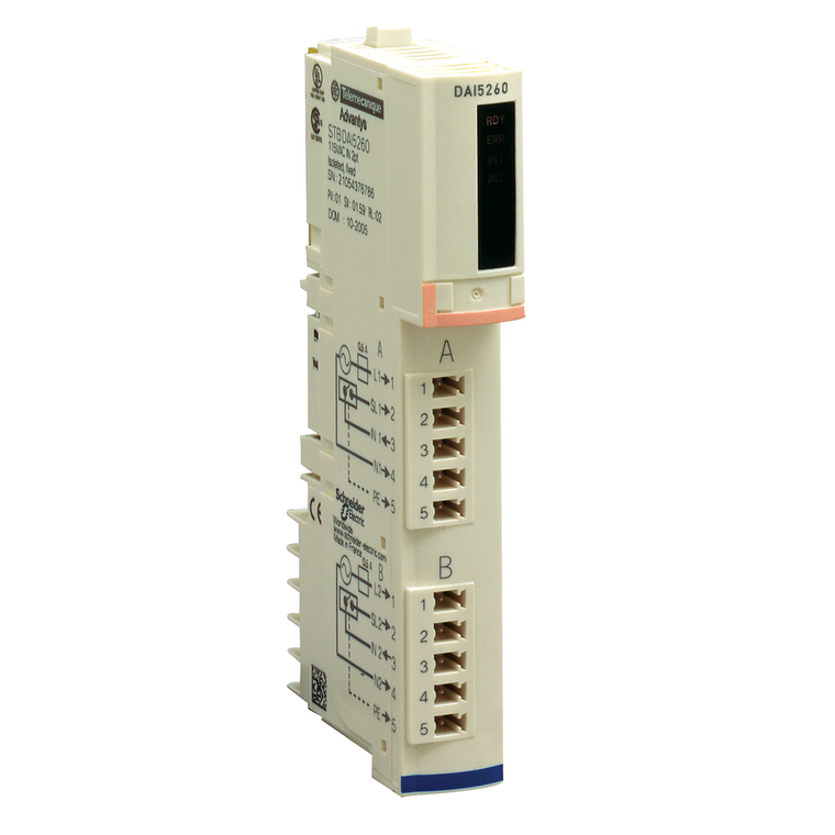 Schneider Electric STBDAI5260K 115Vac In 2Pt Isolated Kit Conns,Base
